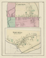 Earlville, New York 1875 - Old Town Map Reprint - Chenango Co. Atlas 93 Earlville, New York 1875 - Old Town Map Reprint - Chenango Co. Atlas 93