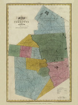 Lewis County New York 1829 - Burr State Atlas