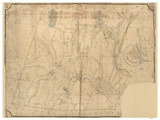 New Hartford ca. 1852  - Old Map Reprint - Connecticut Cities Other