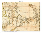 Cape Cod 1801 Carleton - Old Map Custom Print