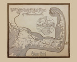 Cape Cod 1899 Clark - Strong Right Arm - Old Map Reprint