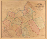 Andover 1852 - Old Map  Essex County - Massachusetts Cities Other
