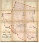 Medford 1855 - Old Map  Middlesex County - Massachusetts Cities Other