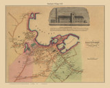 Rockport Village 1851 - Old Map Custom Print Essex County - Massachusetts Cities Other