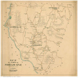 Shelburne 1895 - Old Map Reprint Franklin County - Massachusetts Cities Other