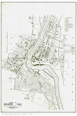 Shelburne Falls 1856 (1926) - Old Map Reprint Franklin County - Massachusetts Cities Other