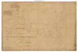 Nantucket Shoals 1791 Pinkham (Seacoast - Nantucket Shoals) - Old Map Custom Print CC-Seacoast
