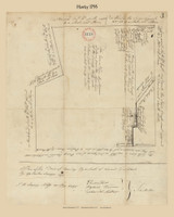 Hawley - 1128, Massachusetts 1795 Old Town Map Reprint - Roads Place Names  Massachusetts Archives