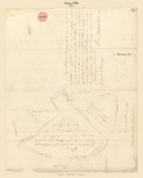 Hiram, Maine 1795 Old Town Map Reprint - Roads Place Names Massachusetts Archives