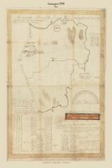 Limington, Maine 1795 Old Town Map Reprint - Roads Place Names  Massachusetts Archives Limington, Maine 1795 Old Town Map Reprint - Roads Place Names  Massachusetts Archives