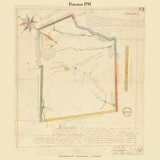 Princeton, Massachusetts 1795 Old Town Map Reprint - Roads Place Names  Massachusetts Archives Princeton, Massachusetts 1795 Old Town Map Reprint - Roads Place Names  Massachusetts Archives