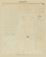 Shutesbury, Massachusetts 1795 Old Town Map Reprint - Roads Place Names  Massachusetts Archives