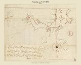Townships # 8 & 9, Maine 1795 Old Town Map Reprint - Roads Place Names  Massachusetts Archives
