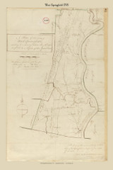 West Springfield, Massachusetts 1795 Old Town Map Reprint - Roads Place Names  Massachusetts Archives West Springfield, Massachusetts 1795 Old Town Map Reprint - Roads Place Names  Massachusetts Archives