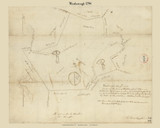 Westborough, Massachusetts 1794 Old Town Map Reprint - Roads Place Names  Massachusetts Archives