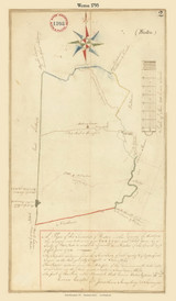 Weston, Massachusetts 1795 Old Town Map Reprint - Roads Place Names  Massachusetts Archives