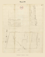 Whately, Massachusetts 1795 Old Town Map Reprint - Roads Place Names  Massachusetts Archives Whately, Massachusetts 1795 Old Town Map Reprint - Roads Place Names  Massachusetts Archives