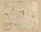 Becket, Massachusetts 1831 Old Town Map Reprint - Roads Homeowner Names Place Names Massachusetts Archives