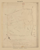 Boxborough, Massachusetts 1831 Old Town Map Reprint - Roads Place Names Massachusetts Archives