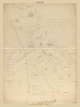 Boxford, Massachusetts 1830 Old Town Map Reprint - Roads Place Names Massachusetts Archives