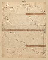 Chester, Massachusetts 1831 Old Town Map Reprint - Roads Place Names - Massachusetts Archives