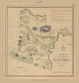 Dover, Massachusetts 1831 Old Town Map Reprint - Roads Homeowner Names Place Names Massachusetts Archives