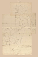 Freetown, Massachusetts 1831 Old Town Map Reprint - Roads Place Names Massachusetts Archives