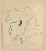 Gardener, Massachusetts 1831 Old Town Map Reprint - Roads Place Names Massachusetts Archives