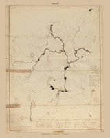 Holden, Massachusetts 1831 Old Town Map Reprint - Roads Place Names Massachusetts Archives
