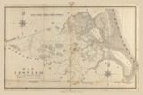 Ipswich, Massachusetts 1831 Old Town Map Reprint - Roads Place Names Massachusetts Archives