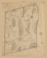 Leverett, Massachusetts 1830 Old Town Map Reprint - Roads Place Names Massachusetts Archives
