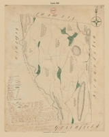 Leyden, Massachusetts 1831 Old Town Map Reprint - Roads Place Names Massachusetts Archives