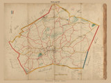 Marlborough, Massachusetts 1830 Old Town Map Reprint - Roads Homeowner Names Place Names Massachusetts Archives