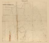 Middleborough, Massachusetts 1830 Old Town Map Reprint - Roads Place Names Massachusetts Archives