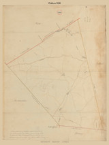 Oakham, Massachusetts 1830 Old Town Map Reprint - Roads Place Names Massachusetts Archives