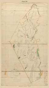 Phillipston, Massachusetts 1830 Old Town Map Reprint - Roads Place Names Massachusetts Archives