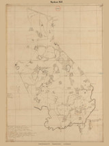 Raynham, Massachusetts 1831 Old Town Map Reprint - Roads Place Names Massachusetts Archives