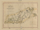 Roxbury, Massachusetts 1830 Old Town Map Reprint - Roads Place Names Massachusetts Archives