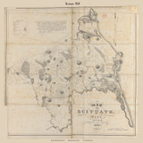 Scituate 2094, Massachusetts 1831 Old Town Map Reprint - Roads House Locations Place Names Massachusetts Archives