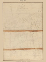Uxbridge, Massachusetts 1830 Old Town Map Reprint - Roads Place Names Massachusetts Archives