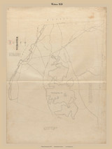 Webster, Massachusetts 1830 Old Town Map Reprint - Roads Place Names Massachusetts Archives