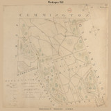 Worthington (Digitally Restored), Massachusetts 1831 Old Town Map Reprint - Roads Place Names Massachusetts Archives