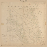 Worthington, Massachusetts 1831 Old Town Map Reprint - Roads Place Names Massachusetts Archives