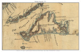 Martha's Vineyard 1775 Blaskowitz - Old Map Custom Print