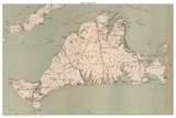 Martha's Vineyard 1891 Geo. H. Walker & Co. - Old Map Custom Print 1-Town