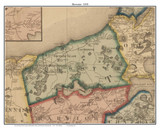 Brewster Massachusetts 1858 Old Town Map Custom Print - Barnstable Co.