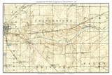 Michael J Kirwan Reservoir 1908 - Custom USGS Old Topo Map - Ohio