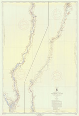 Champlain Canal 1959a New York Canals & Lakes Chart Reprint 181