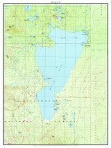 Waldo Lake 1986 - Custom USGS Old Topo Map - Oregon