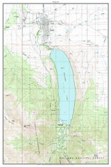 Wallowa Lake 1990 - Custom USGS Old Topo Map - Oregon